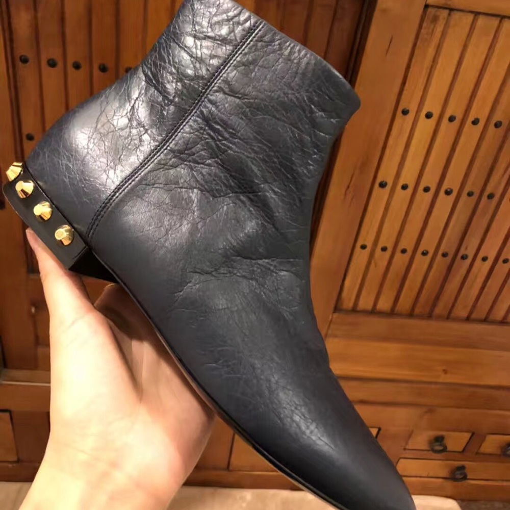 Balenciaga boots. Navy. Brand new